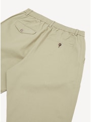 Universal Works Brown Pleated Twill Track Trouser - Image 4 of 5