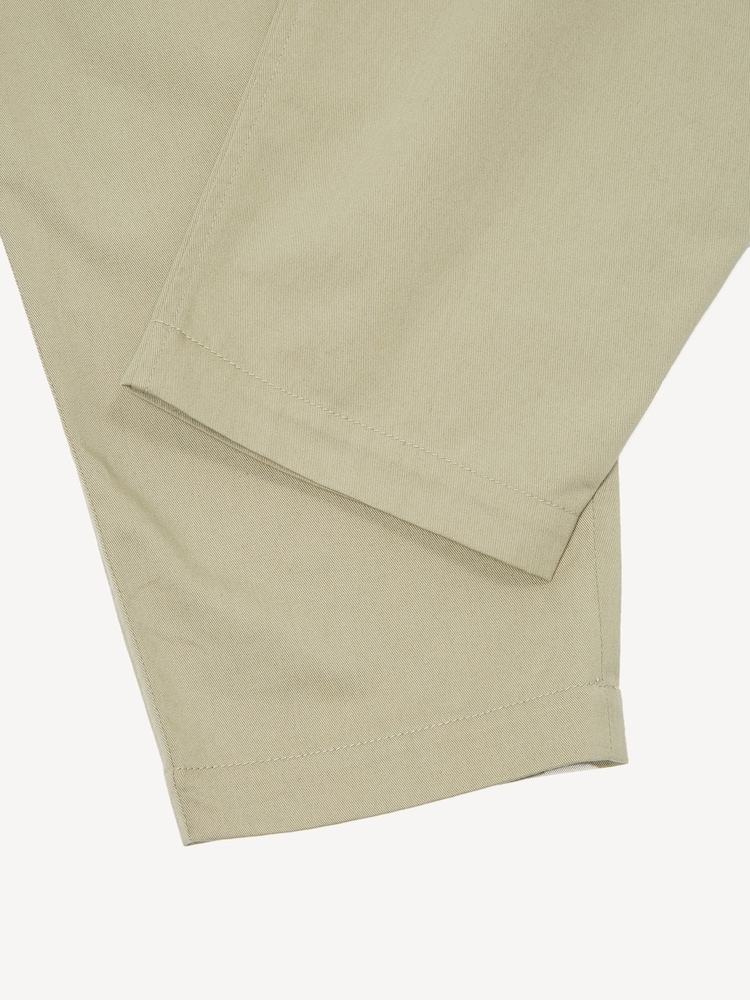 Universal Works Brown Pleated Twill Track Trouser - Image 5 of 5
