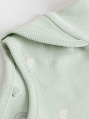Sage Green Baby Long Sleeve Bodysuits 5 Pack - Image 14 of 15