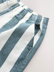 Blue/White Stripe Pull On Wide Trousers (3mths-7yrs) - Image 3 of 4