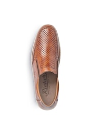 Rieker Mens Elasticated Brown Shoes - Image 5 of 6