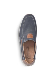 Rieker Mens Blue Elasticated Shoes - Image 5 of 6