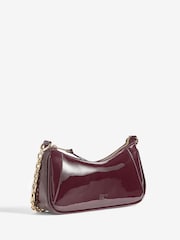 Friends Like These Burgundy Red Chain Shoulder Bag - Image 2 of 5