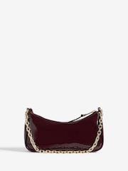 Friends Like These Burgundy Red Chain Shoulder Bag - Image 5 of 5