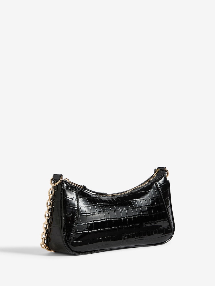 Friends Like These Black Chain Shoulder Bag - Image 2 of 5