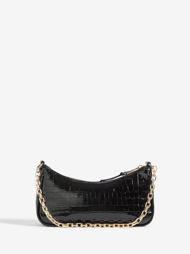 Friends Like These Black Chain Shoulder Bag - Image 5 of 5