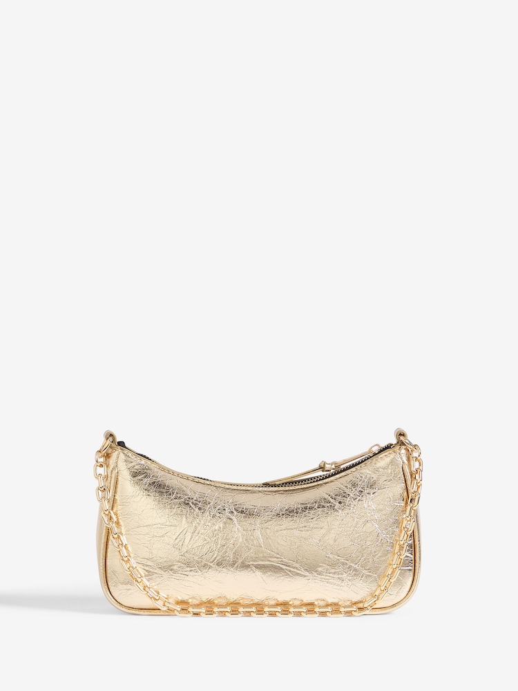 Friends Like These Gold Chain Shoulder Bag - Image 6 of 6