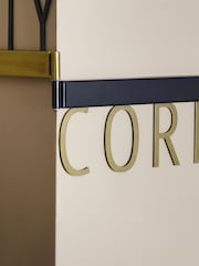 Gold Naughty Corner Metal Folding Wall Sign - Image 4 of 6