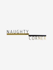 Gold Naughty Corner Metal Folding Wall Sign - Image 5 of 6