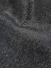Grey Rochelle Metallic Sparkle Bandeau Mini dress - Image 7 of 7