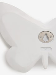 Set of 3 Silver Textured Butterfly Plaques Wall Art - Image 2 of 2