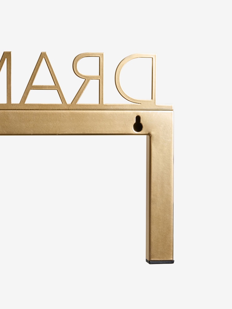 Blue/White Dramatic Exit Metal Overdoor Wall Sign - Image 2 of 2 Blue/White Dramatic Exit Metal Overdoor Wall Sign - Image 2 of 2