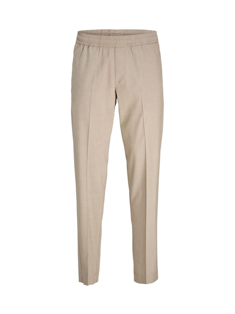 JACK & JONES Cream/Natural Drawstring Relaxed Fit Trousers - Image 7 of 7