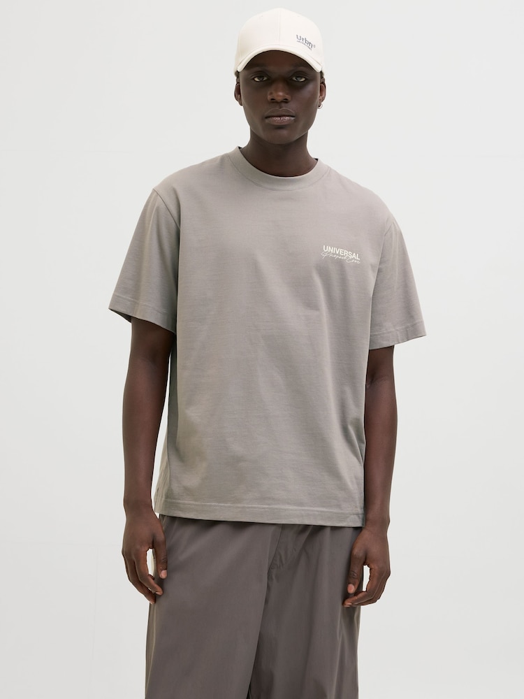 Jack & Jones Oversized Back принт Graphic Logo футболки - Image 2 of 8