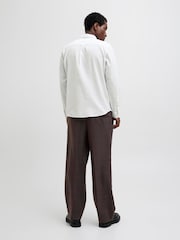 Branco - Camisas de verão de manga comprida Jack & Jones - Imagem 3 de 8