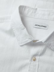 Branco - Camisas de verão de manga comprida Jack & Jones - Imagem 7 de 8