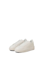 JACK & JONES White Chunky Sole PU Trainers - Image 1 of 7
