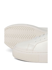 JACK & JONES White Chunky Sole PU Trainers - Image 5 of 7