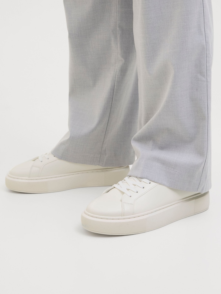 JACK & JONES White Chunky Sole PU Trainers - Image 7 of 7 JACK & JONES White Chunky Sole PU Trainers - Image 7 of 7