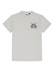 Ellesse Junior Cream Porrus T-Shirt - Image 1 of 3