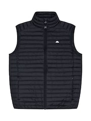 Ellesse Pal Padded Black Gilet - Image 1 of 1