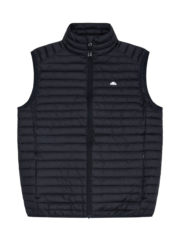 Ellesse Pal Padded Black Gilet - Image 1 of 1
