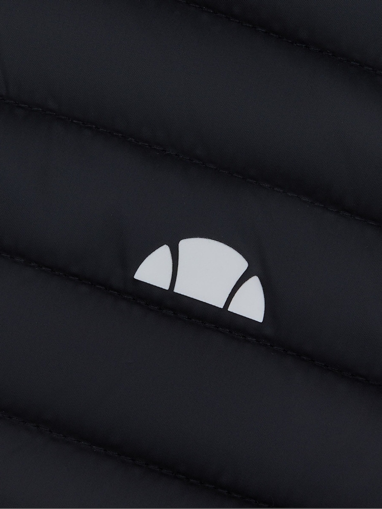 Ellesse L'Bardon Jnr Padded	Black Jacket - Image 3 of 3