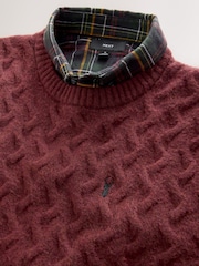 Rust Red Cable - Camisa Mock Regular Fit - Imagem 6 de 6