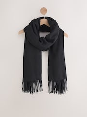 Black Midweight Scarf - Image 1 of 3