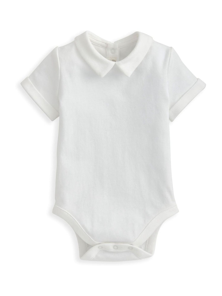Mamas & Papas Grey Herringbone Dungaree And Bodysuit Set - Image 5 of 5 Mamas & Papas Grey Herringbone Dungaree And Bodysuit Set - Image 5 of 5