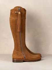 Spanish Boot Co Brown Tall Spanish Riding Boots - Image 2 of 9