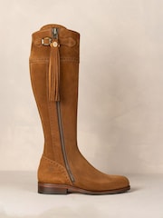 Spanish Boot Co Brown Tall Spanish Riding Boots - Image 3 of 9