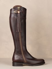 The Spanish Boot Company Brown Tall Spanish Riding Boots - Image 1 of 8