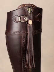 The Spanish Boot Company Brown Tall Spanish Riding Boots - Image 6 of 8
