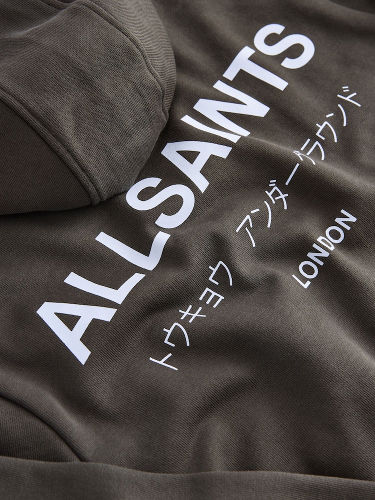 smALLSAINTS Brown/Blue Oversized Underground Pullover Hoodie - Image 12 of 12 smALLSAINTS Brown/Blue Oversized Underground Pullover Hoodie - Image 12 of 12