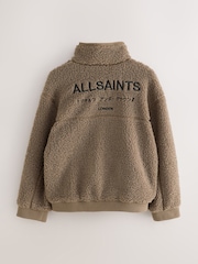smALLSAINTS Brown Underground Fleece Jacket - Image 2 of 6