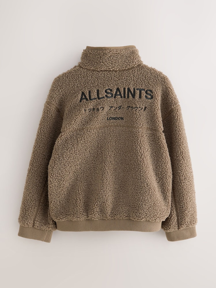 smALLSAINTS Brown Underground Fleece Jacket - Image 2 of 6