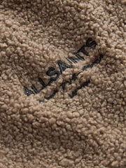 smALLSAINTS Brown Underground Fleece Jacket - Image 4 of 6