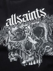 smALLSAINTS Black/Morph Boys Oversized Graphic Crew T-Shirt - Image 3 of 4