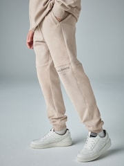 smALLSAINTS Light Brown Underground Oversized Textured Panel Sweatshirt and Joggers Set - Image 5 of 16
