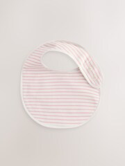 Rosa mit Herzmotiv - Baby-Lätzchen im 5er-Pack - Bild 6 von 8