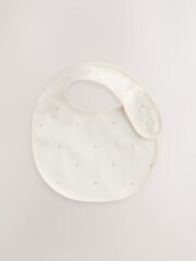 Rosa mit Herzmotiv - Baby-Lätzchen im 5er-Pack - Bild 8 von 8
