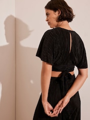 Mint Velvet Black Beach Plisse Set - Image 3 of 8