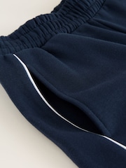 Azul marino - Wideleg Premium Jersey Joggers - Imagen 8 de 8