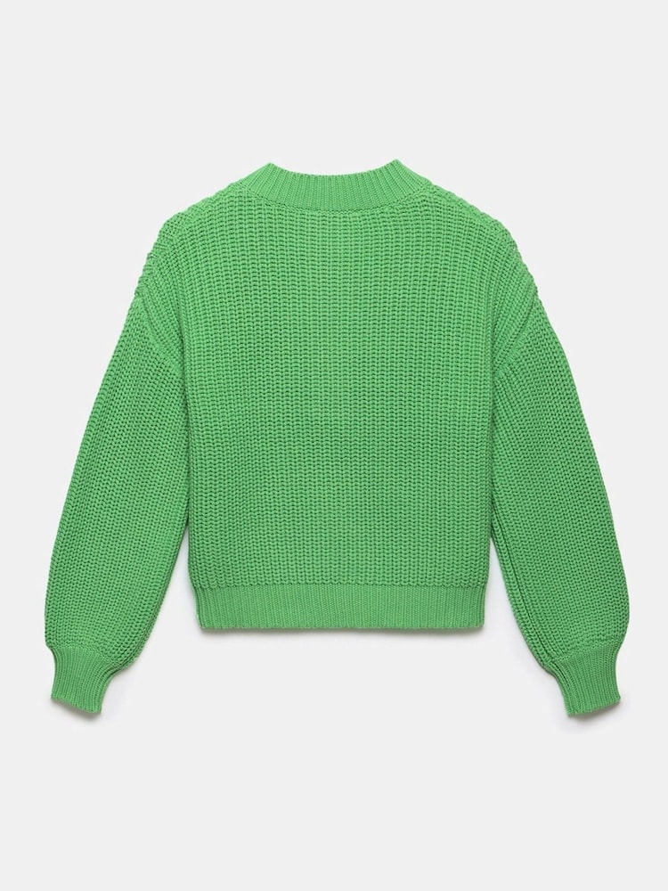 Mint Velvet Green Button Detail Jumper - Image 7 of 7