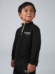 smALLSAINTS Black Underground Oversized Half Zipped Sweatshirt and Jogger Younger Boys Set - Image 2 of 13