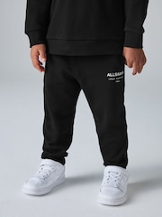 smALLSAINTS Black Underground Oversized Half Zipped Sweatshirt and Jogger Younger Boys Set - Image 3 of 13