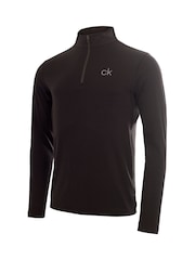 Calvin Klein Golf Newport Half Zip Black Top - Image 5 of 8