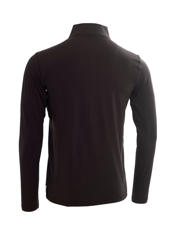 Calvin Klein Golf Newport Half Zip Black Top - Image 6 of 8