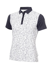 Calvin Klein Golf Harmony Printed Short Sleeve White T-Shirts - Image 5 of 7